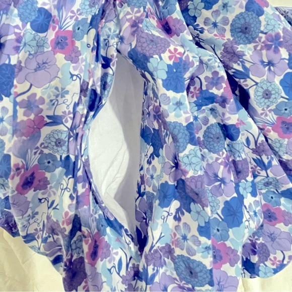 J.Crew NWOT Liberty fabric 💯 percent cotton w/pockets & adjustable straps sz16 - Picture 8 of 10